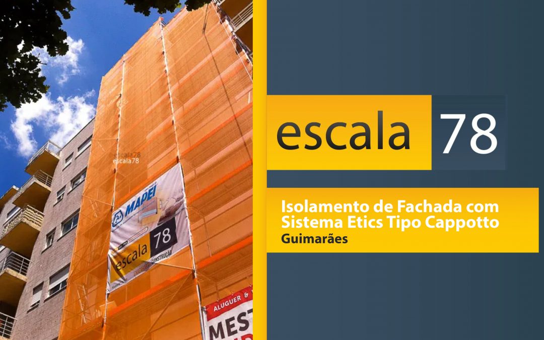 Isolamento de Fachada com  Sistema Etics Tipo Cappotto
