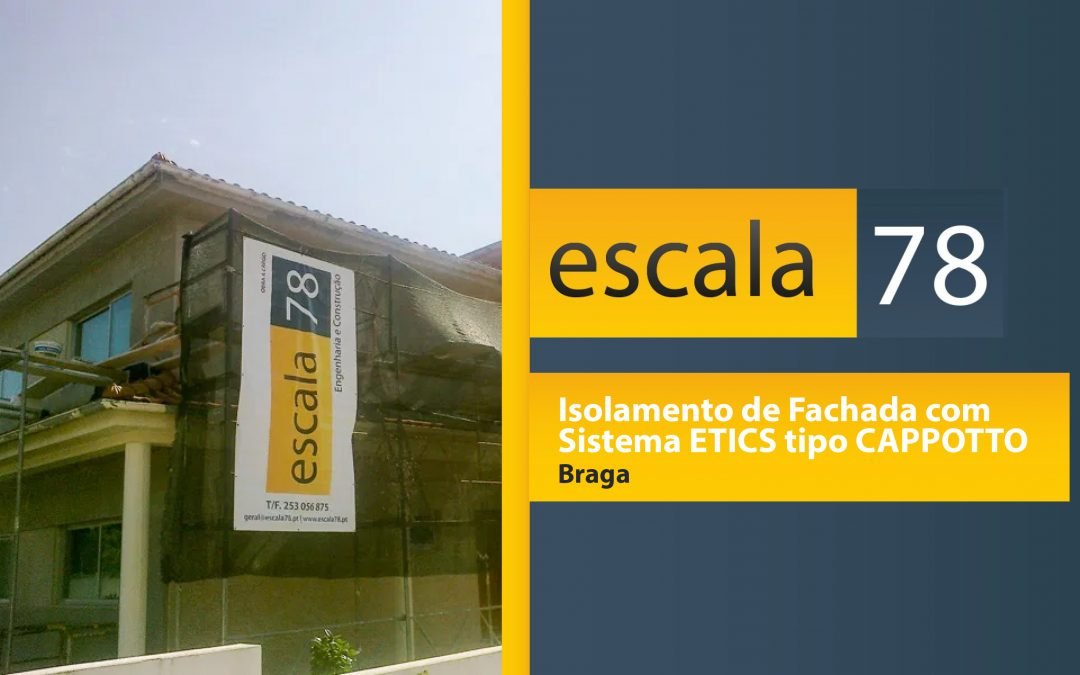 Isolamento de Fachada com Sistema ETICS tipo CAPPOTTO