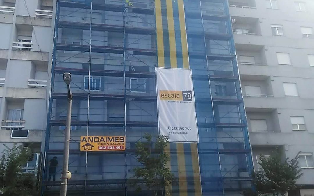 Reabilitação Fachada com ETICS – Capoto